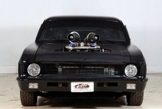 Illustration for article titled The Stupidest V8 Turbo Setup Ever.